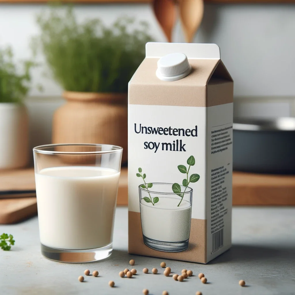 Unsweetened Soy Milk + Acid